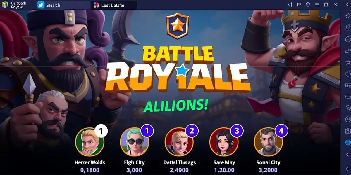 Card Battle Royale download page showing high ratings and millions of downloads from Indian users
