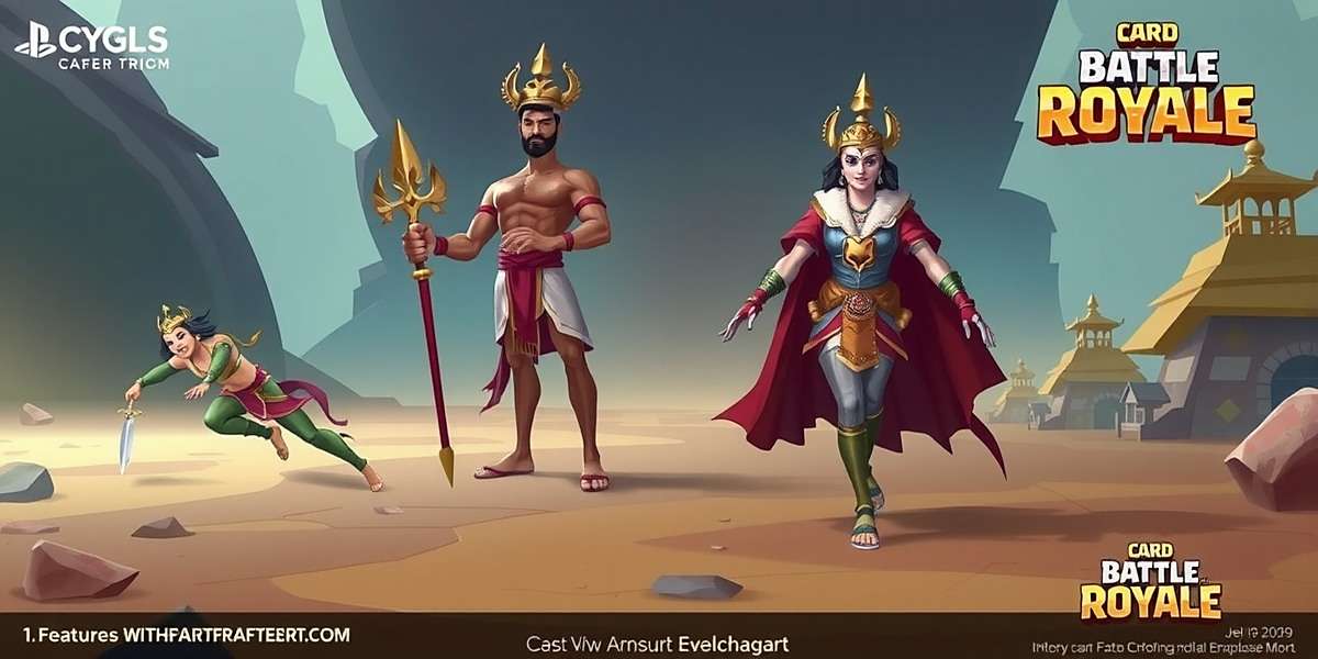 Concept art for upcoming Card Battle Royale features showing new Indian mythological characters and gameplay modes